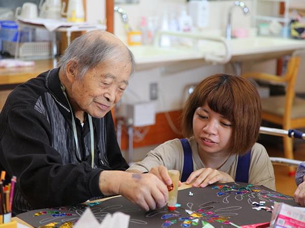 機能訓練はレクリエーションを兼ねて